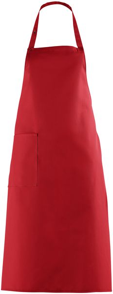 LEIBER-Jobwear, Latzschrze, Gastro-Arbeits-Berufs-Schrze, Vorbinder, ca. 215g/m, rot