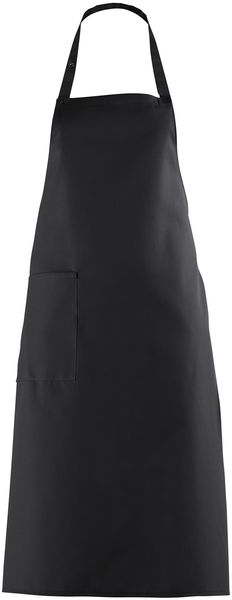 LEIBER-Jobwear, Latzschrze, Gastro-Arbeits-Berufs-Schrze, Vorbinder, ca. 215g/m, schwarz