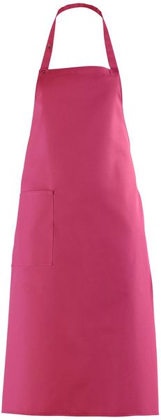 LEIBER-Jobwear, Latzschrze, Gastro-Arbeits-Berufs-Schrze, Vorbinder, 100 cm, dunkelrosa