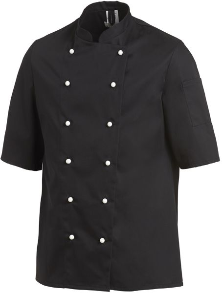 LEIBER-Jobwear, Kochjacke, 1/2 Arm, schwarz