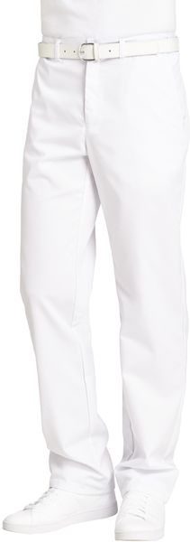 LEIBER-Jobwear, Herren-Arbeits-Berufs-Hose, Bundhose, 210 g, wei