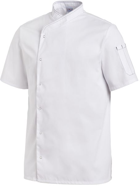 LEIBER-Jobwear, Kochjacke, 1/2 Arm, wei