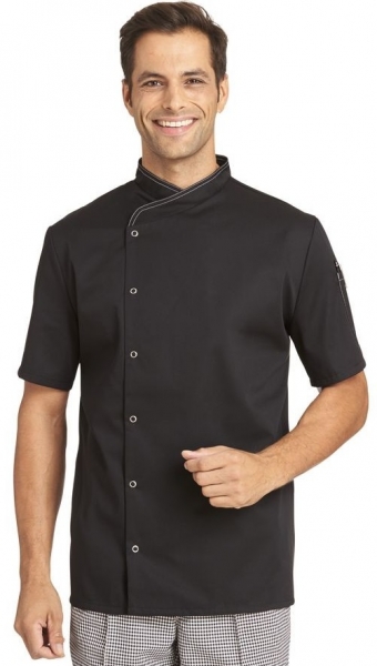 LEIBER-Jobwear, Kochjacke, 1/2 Arm, ca. 215 gr, schwarz
