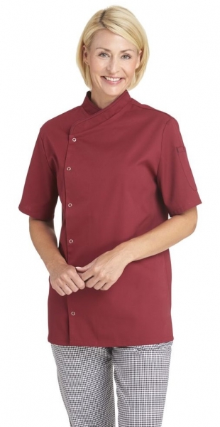 LEIBER-Jobwear-Kochjacke, 1/2 Arm, ca. 215g/m, bordeaux