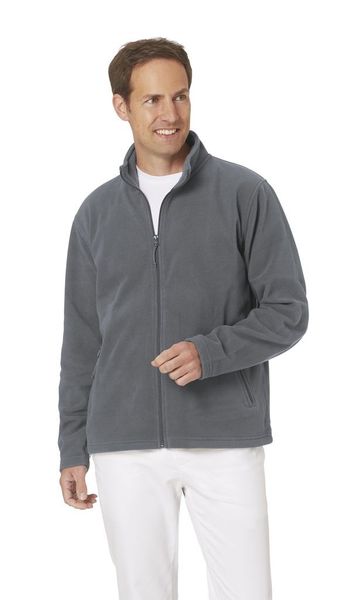 LEIBER-Jobwear, Herren-Fleecejacke, Arbeits-Berufs-Jacke, 1/1 Arm, 260 g/m², anthrazit