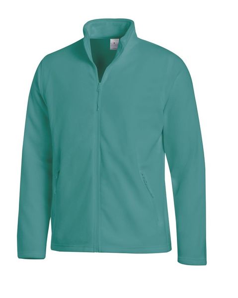 LEIBER-Jobwear, Herren-Fleecejacke, Arbeits-Berufs-Jacke, 1/1 Arm, 260 g/m², petrol