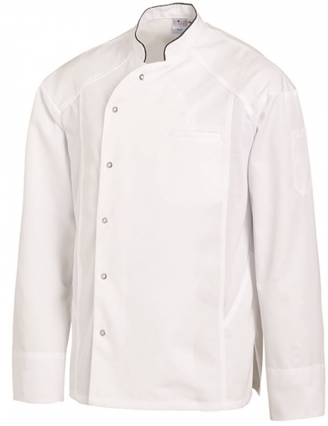 LEIBER-Jobwear, Kochjacke, 1/1 Arm, 190g/m, wei