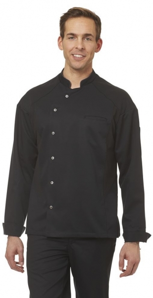 LEIBER-Jobwear, Kochjacke, 1/1 Arm, 190g/m, schwarz