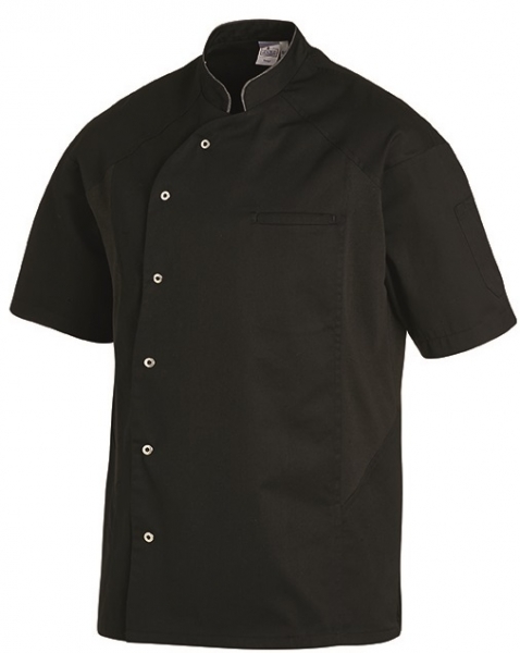 LEIBER-Jobwear, Kochjacke, 1/2 Arm, 190g/m, schwarz