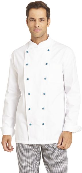 LEIBER-Jobwear, Kochjacke 1/1 Arm, wei