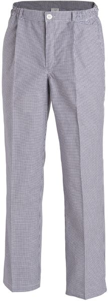 LEIBER-Jobwear, Kochhose, Bäckerhose, Damen und Herren, ca. 260 g/qm, blau/weiß Hahnentritt