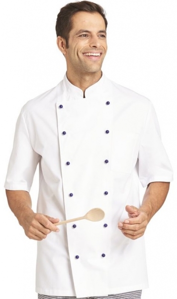 LEIBER-Jobwear, Kochjacke fr Sie & Ihn, ca. 210g/m, wei