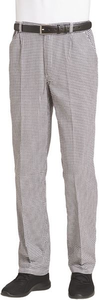 LEIBER-Jobwear, Kochhose, Bckerhose, Damen und Herren, ca. 230 g/qm, schwarz/weiss-pepita