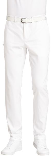 LEIBER-Jobwear, Herren-Arbeits-Berufs-Hose, Bundhose, 290 g, wei,