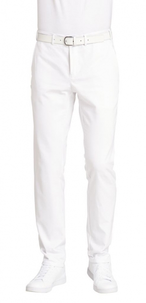 LEIBER-Jobwear, Herren-Arbeits-Berufs-Hose, Bundhose, 290 g, wei,