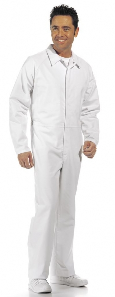 LEIBER-Jobwear, Food-HACCP-Kombination, Overall, Arbeits-Berufs-Kombi, ca. 245 gr, wei