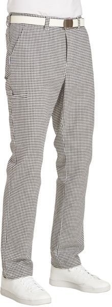 LEIBER-Jobwear, Kochhose, Bäckerhose, ca. 260 g/m², schwarz/weiss pepita