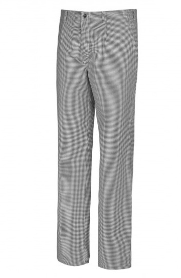 BP-Jobwear, Kochhose, Bäckerhose, ca. 220g/m², blau/weiß Hahnentritt