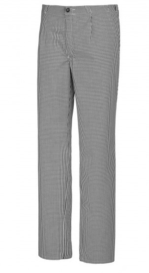 BP-Jobwear, Kochhose, Bckerhose, ca. 220g/m, schwarz/wei Pepita