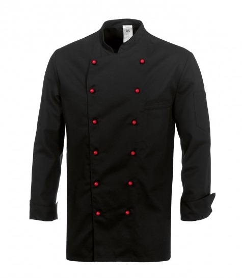 BP-Jobwear, Kochjacke, ca. 215g/m, schwarz