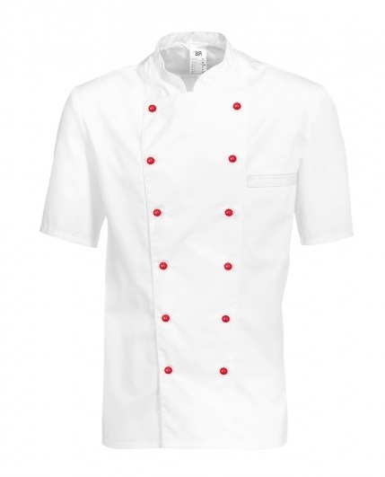 BP-Jobwear, Kochjacke, ca. 215g/m, wei