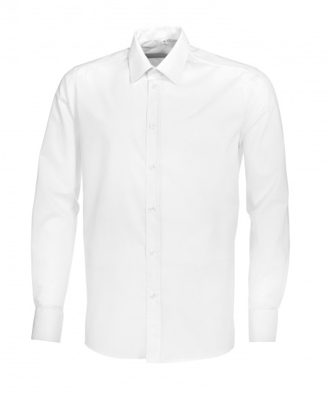 BP-Jobwear, Herrenhemd, Arbeits-Berufs-Hemd, ca. 125g/m², weiß