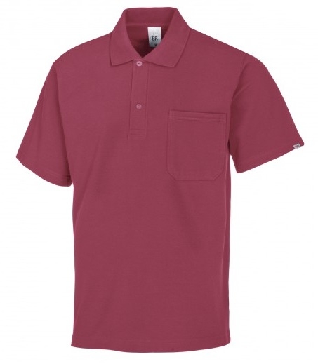 BP-Jobwear, Poloshirt, Arbeits-Berufs-Shirt, Damen & Herren, ca. 220g/m², brombeere