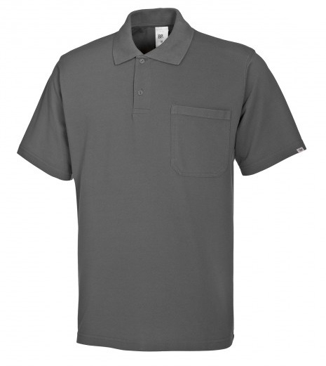 BP-Jobwear, Poloshirt, Arbeits-Berufs-Shirt, Damen & Herren, ca. 220g/m², dunkelgrau