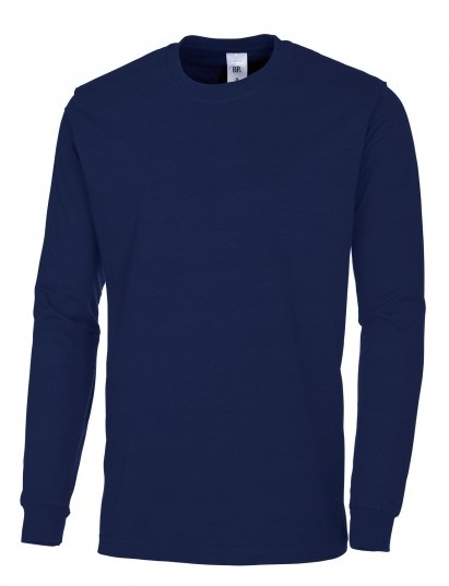 BP-Jobwear, Food-HACCP-Langarmshirt, Arbeits-Berufs-Shirt, fr Sie & Ihn, ca.180 gr, nachtblau