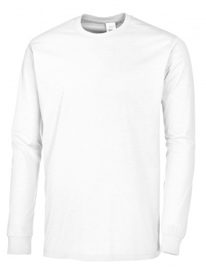 BP-Jobwear, Food-HACCP-Langarmshirt, Arbeits-Berufs-Shirt, fr Sie & Ihn, ca.180 gr, wei