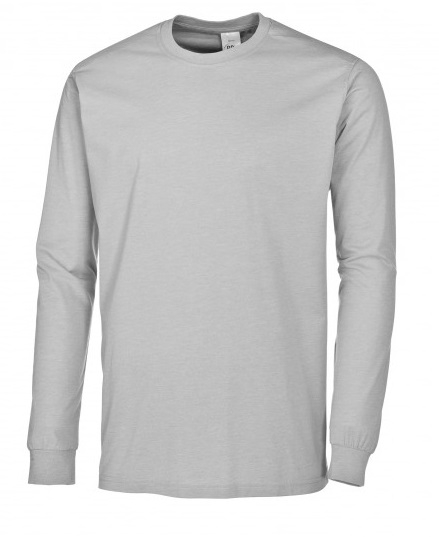 BP-Jobwear, Food-HACCP-Langarmshirt, Arbeits-Berufs-Shirt, fr Sie & Ihn, ca.180 gr, hellgrau