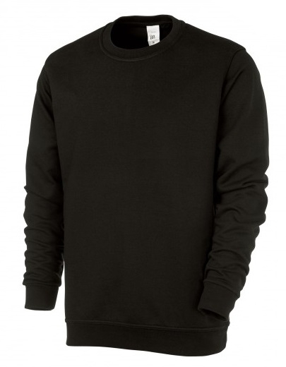 BP-Jobwear, Sweatshirt, Arbeits-Berufs-Shirt, Damen & Herren, ca. 320g/m², schwarz