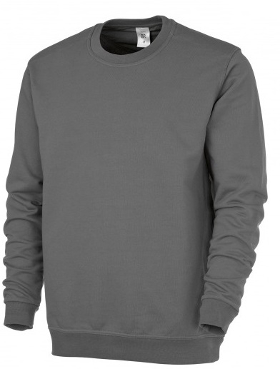 BP-Jobwear, Sweatshirt, Arbeits-Berufs-Shirt, Damen & Herren, ca. 320g/m², dunkelgrau