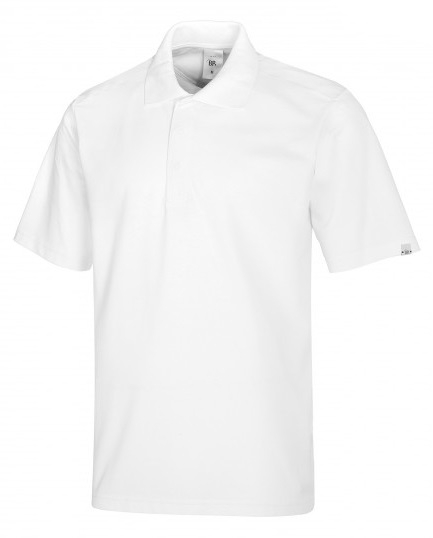 BP-Jobwear, Food-HACCP-Poloshirt, Arbeits-Berufs-Shirt, fr Sie & Ihn, ca.220 gr, wei