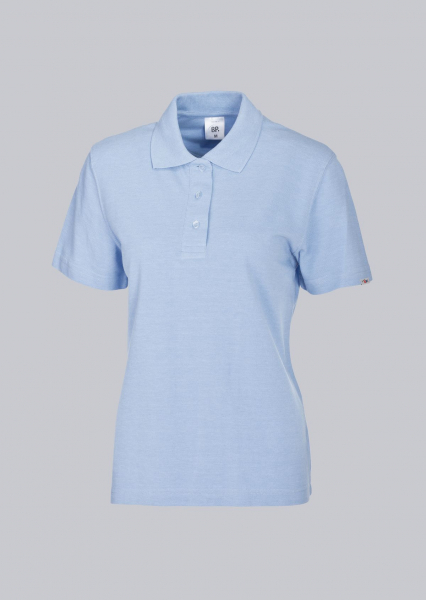 BP-Jobwear, Damen-Poloshirt, Arbeits-Berufs-Shirt, ca. 220g/m², hellblau