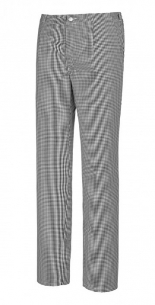 BP-Jobwear, Kochhose, Bäckerhose, ca. 215g/m², schwarz-weiß, Pepita