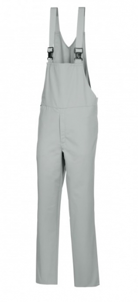 BP-Jobwear, Food-HACCP-Latzhose, Arbeits-Berufs-Hose fr Sie & Ihn, ca. 245g/m, hellgrau