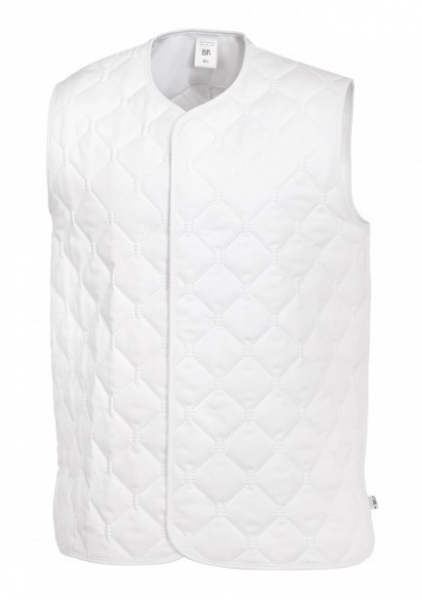 BP-Jobwear, Food-HACCP-Steppweste, Arbeits-Berufs-Weste fr Sie & Ihn, ca. 500g/m, wei