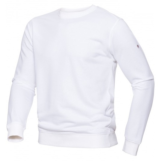 BP-Jobwear, Sweatshirt für Sie & Ihn, Arbeits-Berufs-Shirt, ca. 195 g/m², weiß