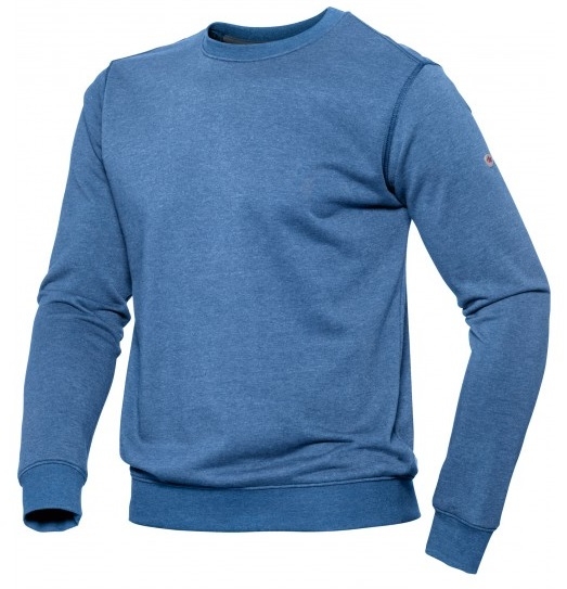 BP-Jobwear, Sweatshirt für Sie & Ihn, Arbeits-Berufs-Shirt, ca. 280 g/m², azurblau
