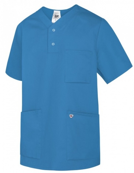 BP-Jobwear, Schlupfkasack, Arbeits-Berufs-Kasack, Damen und Herren, ca. 180g/m, azurblau