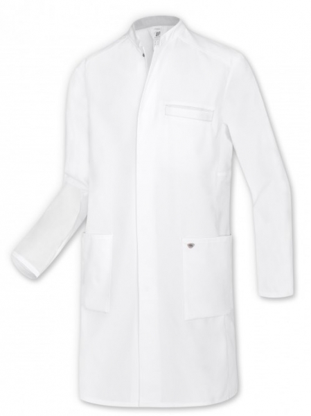BP-Jobwear, Herren-Arztkittel, Arbeits-Mantel, Berufsmantel, ca. 200g/m², weiß
