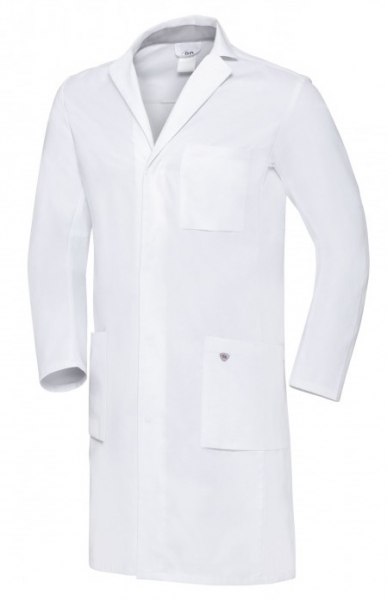 BP-Jobwear, Herren-Arztkittel, Arbeits-Mantel, Berufsmantel, 205 g/m², weiß