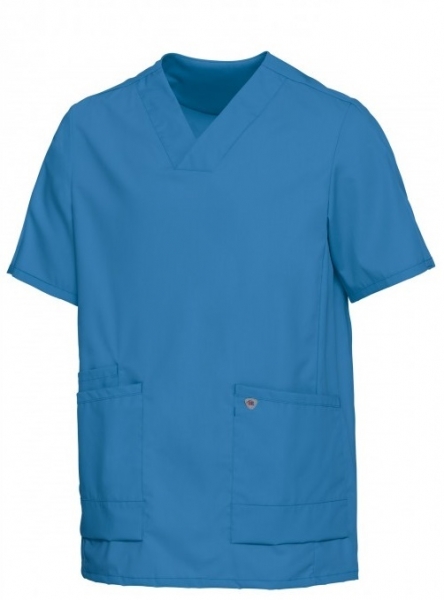 BP-Jobwear, Schlupfkasack, Arbeits-Berufs-Kasack, Silver II, für Sie & Ihn, azurblau