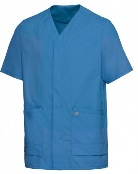 BP-Jobwear, Kasack, Arbeits-Berufs-Kasack, Silver II, für Sie & Ihn, azurblau