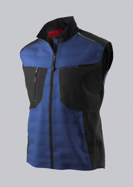 BP-THERMOWESTE, robust, schlanke Silhouette, Farbe: knigsblau/ schwarz