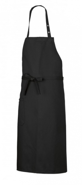 BP-Jobwear, Latzschürze, Gastro-Arbeits-Berufs-Schürze, lang, 3 Stück, ca. 215g/m², schwarz