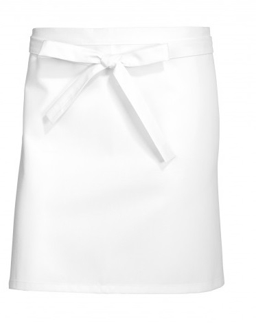 BP-Jobwear, Vorbinder, Gastro-Arbeits-Berufs-Schürze, kurz, 3 Stück, ca. 215g/m², weiß