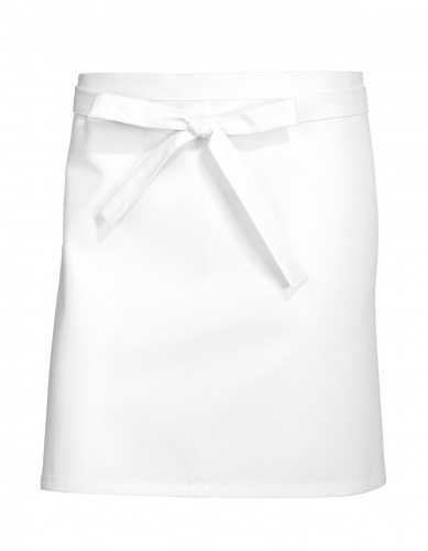 BP-Jobwear, Vorbinder, Gastro-Arbeits-Berufs-Schürze, kurz, 50 Stück, ca. 205g/m², weiß