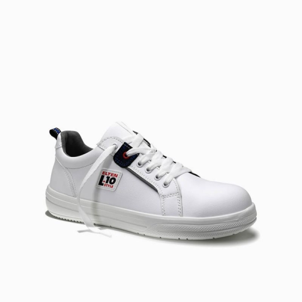 ELTEN-White-Line, S3-Sicherheits-Arbeits-Berufs-Schuhe, Halbschuhe, GHOST LOW ESD, weiß